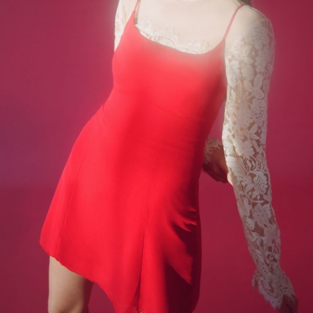 UO JUNO TIE BACK MINI DRESS